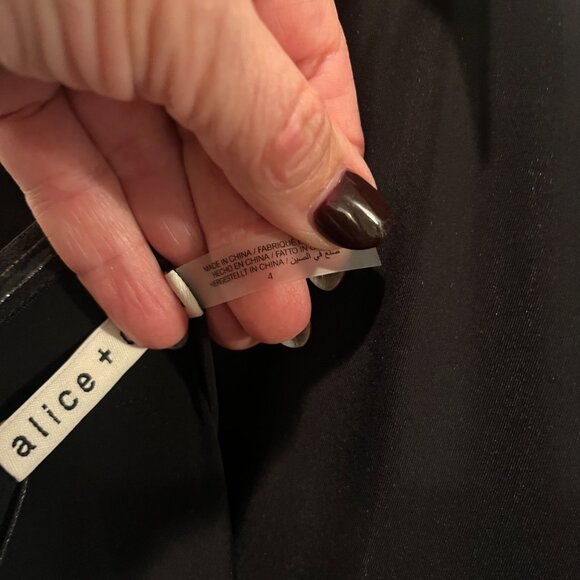 ALICE & OLIVIA "ORIANA" DROP-WASIT DRESS - Picture 14 of 15